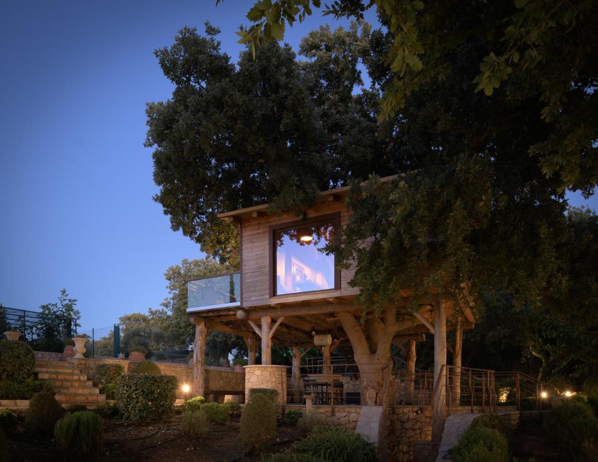 Stolidi Mou Treehouse Villa Atsipopoulo Eksteriør billede